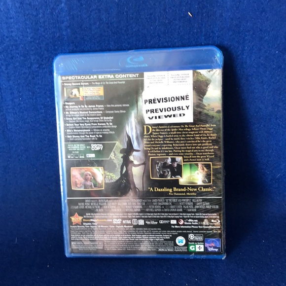 ⭐️4/$36⭐️ Disney Oz The Great and Powerful Blu-ray with Colorful Cover - Picture 3 of 3